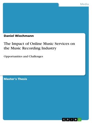 cover image of The Impact of Online Music Services on the Music Recording Industry